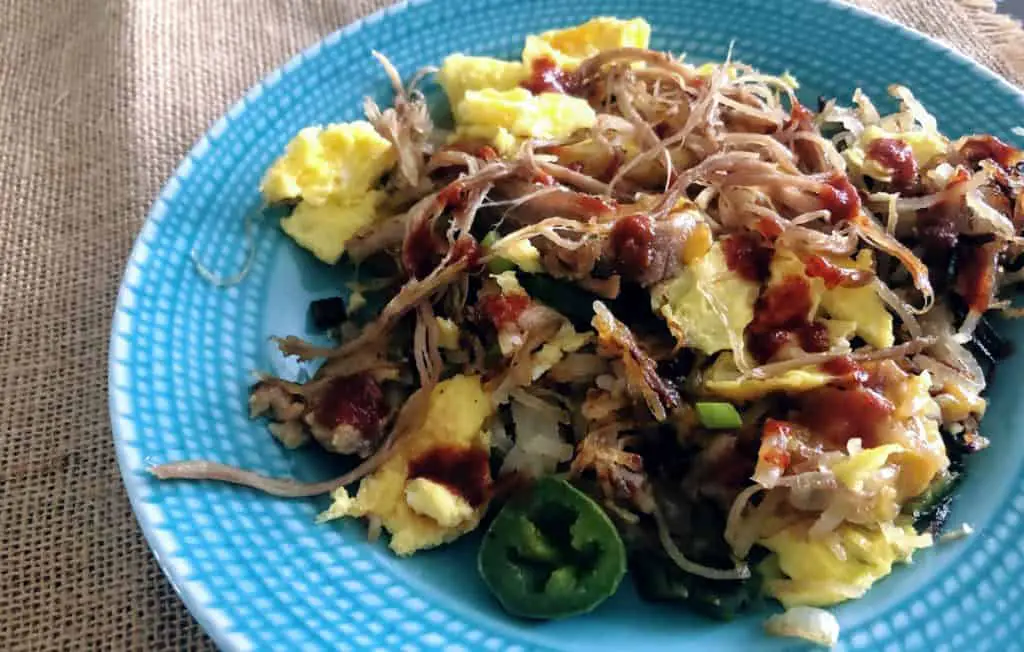 savory breakfast bowl leftovers