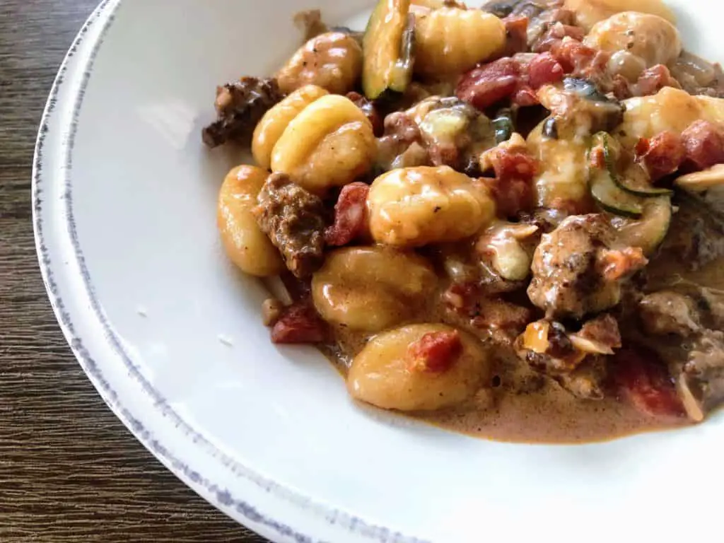 easy one pan italian sausage and gnocchi recipe