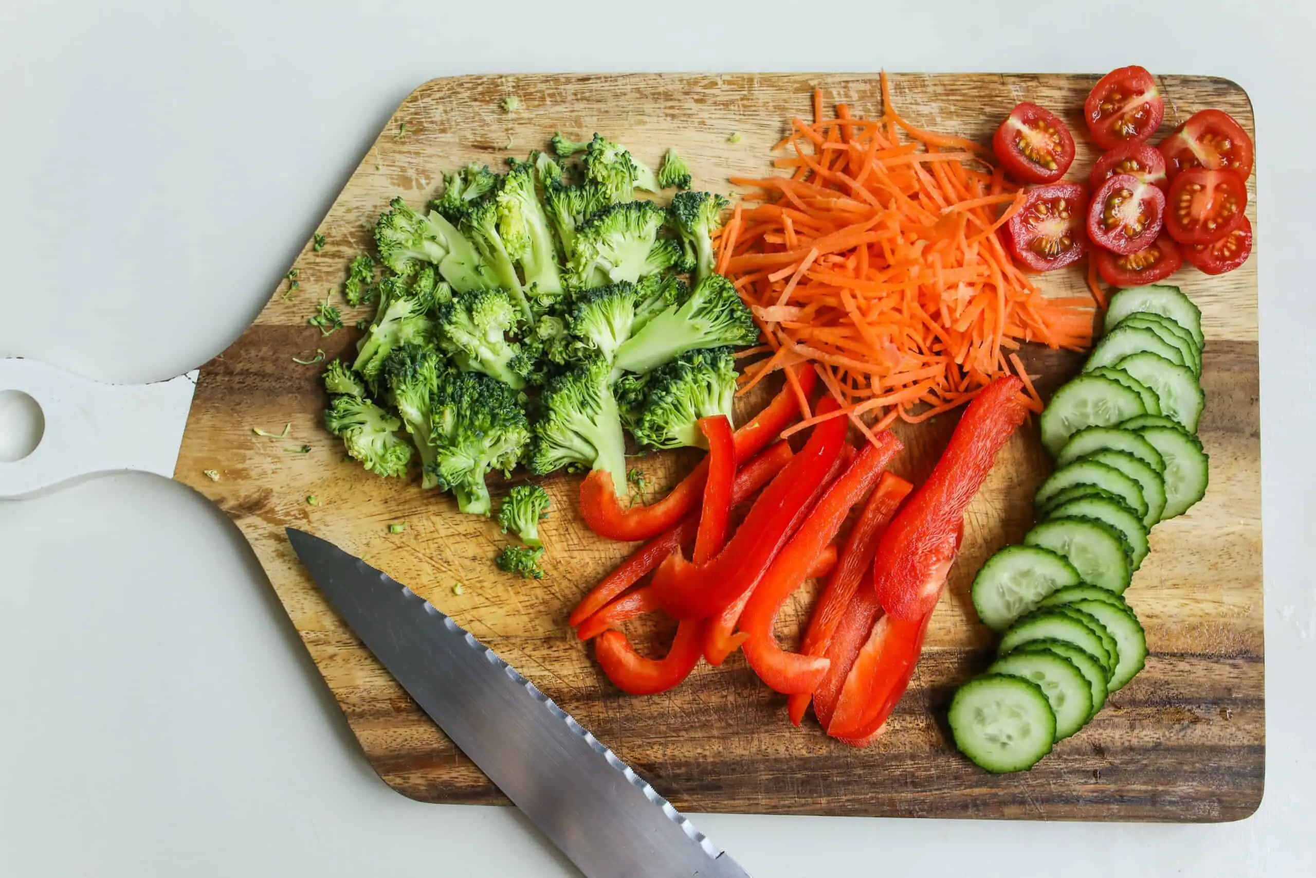 How To Chop Vegetables With A Knife 