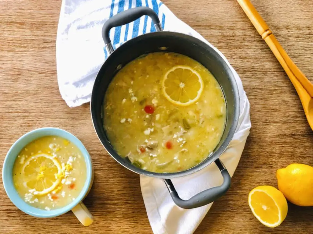 greek lemon chicken soup