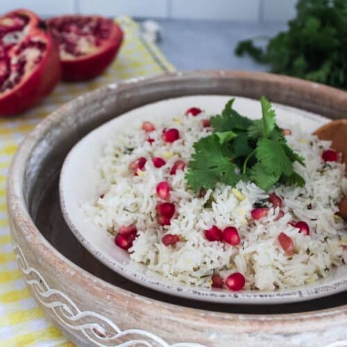 pomegranate basmati rice