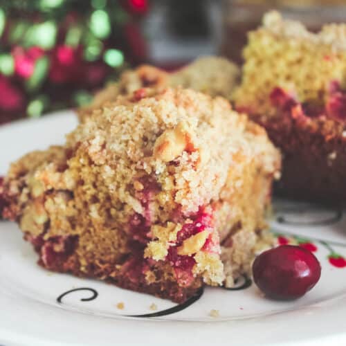 christmas cranberry orange coffee cake