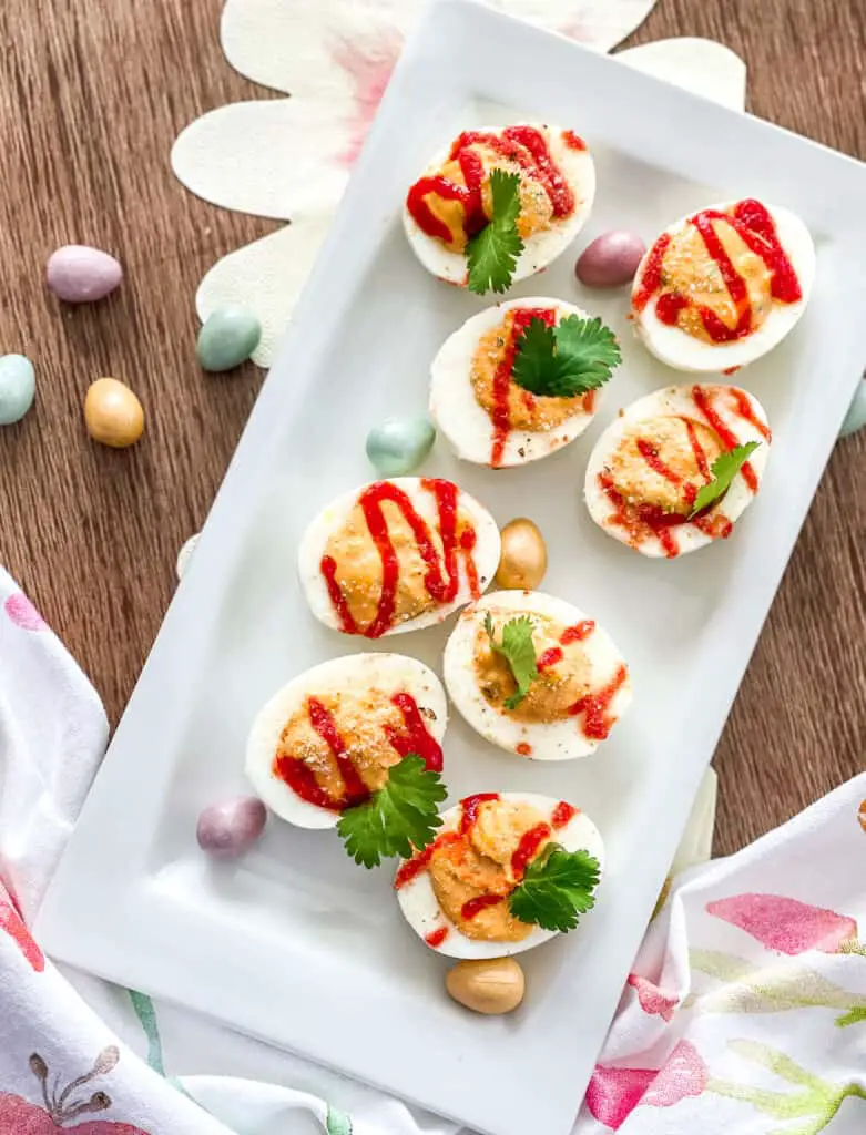 spicy jalapeno deviled eggs