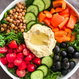 mediterranean buddha bowl