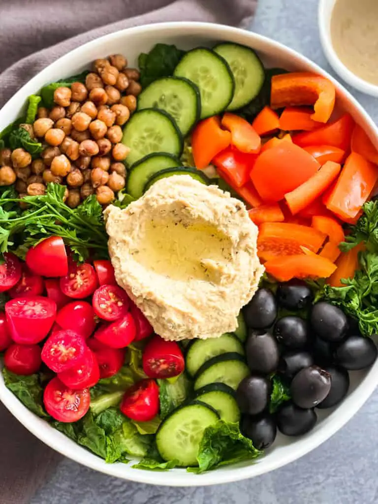 mediterranean buddha bowl