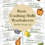 basic cooking skills worksheets