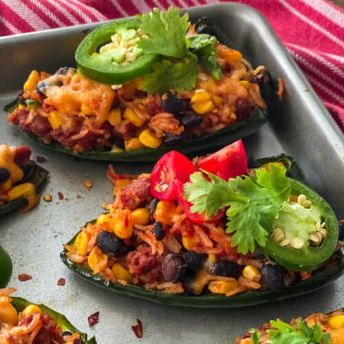 chorizo stuffed poblano peppers