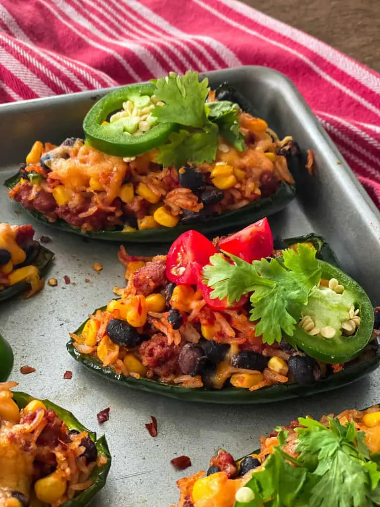 chorizo stuffed poblano peppers