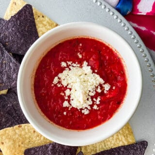 roasted red pepper feta dip