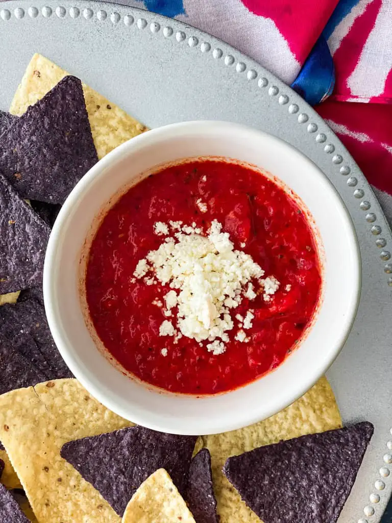 roasted red pepper feta dip