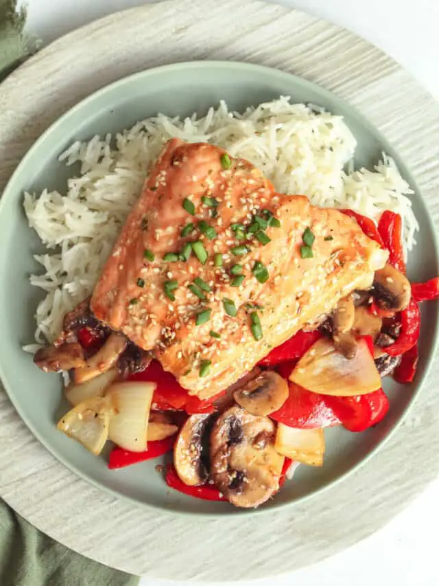 Sheet Pan Teriyaki Salmon and Veggies