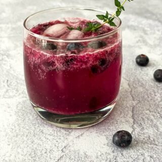 blueberry ginger ale