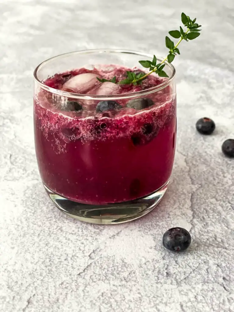 blueberry ginger ale