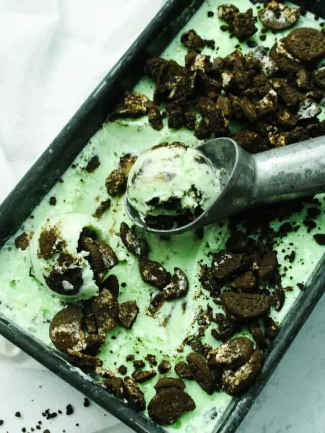 Mint Chocolate Oreo Ice Cream