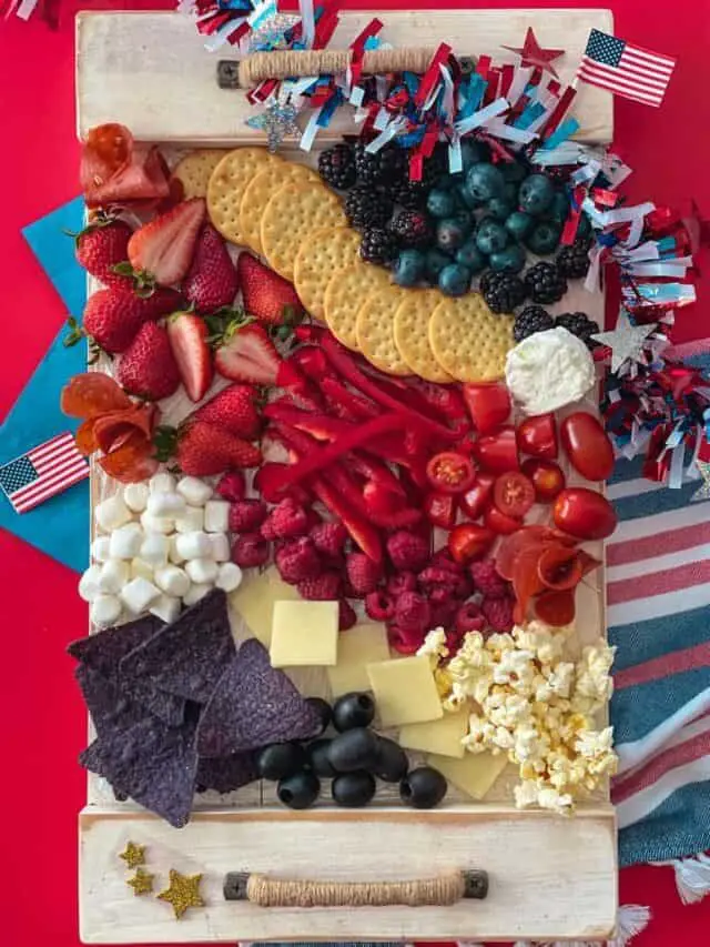 Patriotic Charcuterie Board